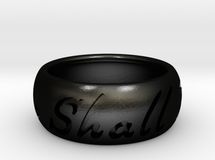 This Too Shall Pass ring size 9.5 3d printed