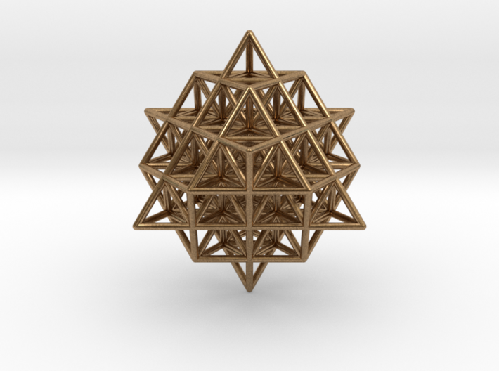 Sacred Geometry: 64 Grid Tetrahedron 35x1mm 3d printed