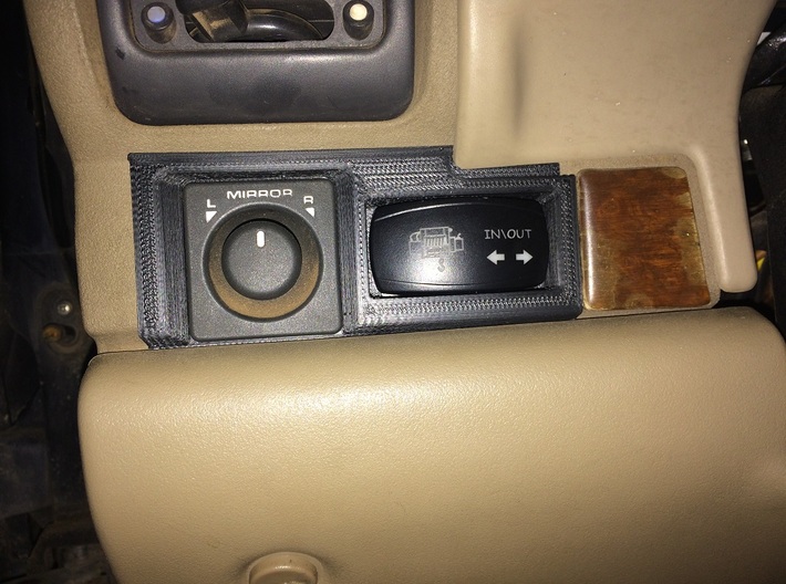 Land Rover Discovery 2 carling mirror switch  3d printed 