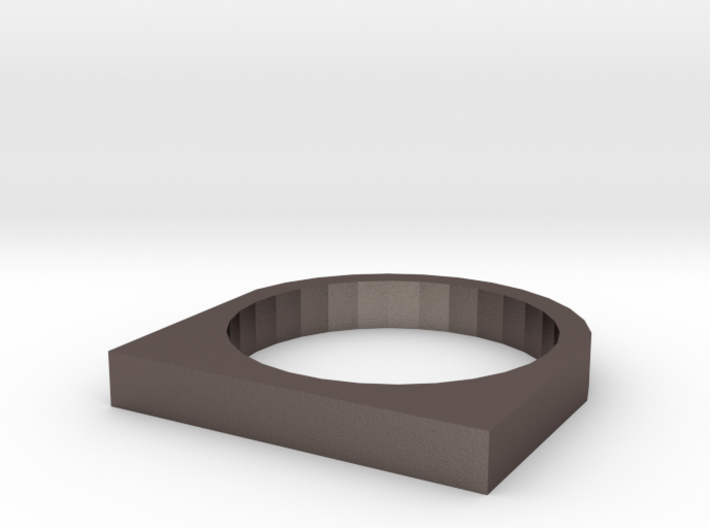 Rectangular Basic Ring 3d printed