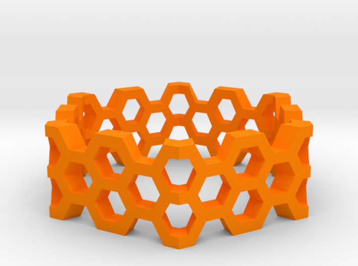 Honeycomb HexRing 3d printed