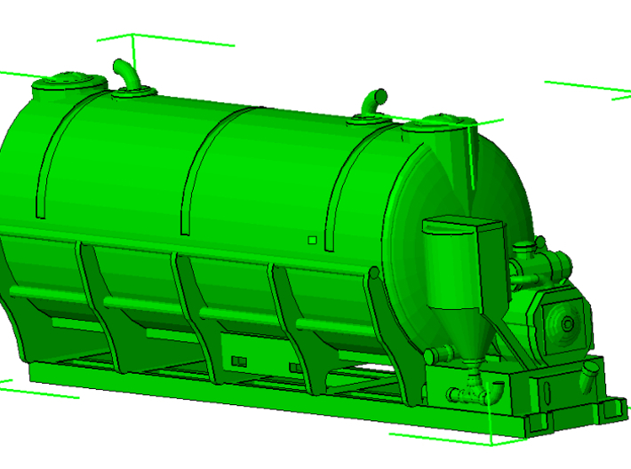 1/50th Vermeer MX240 Mix Tank Part 1 of 2 3d printed 