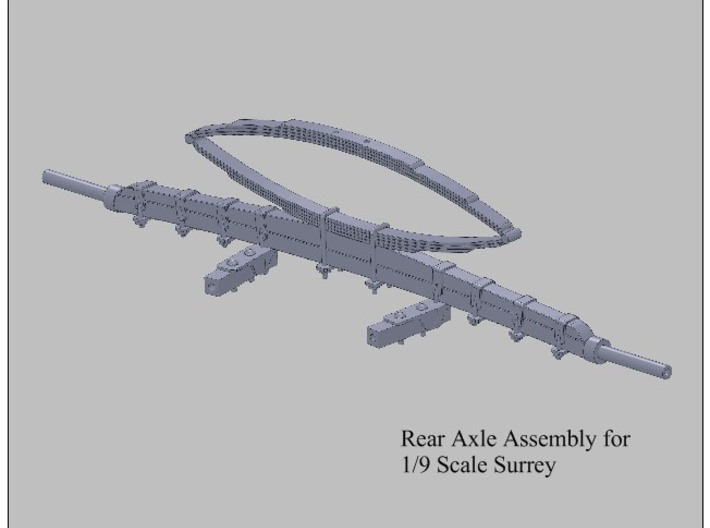 9th Scale Surrey Rear Axle 3d printed