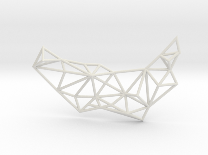 Necklace the Polygon 3d printed