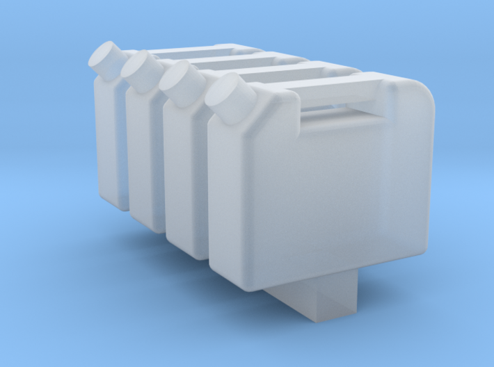 Gas Can 1-87 HO Scale 4 Pack 3d printed