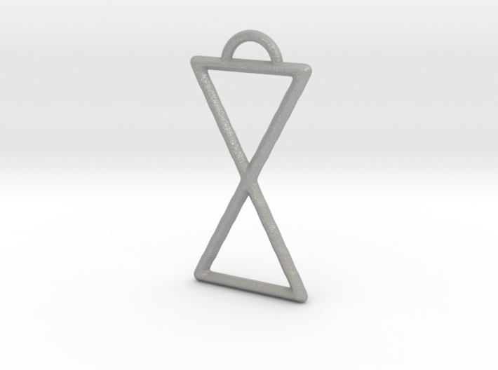 Hourglass Pendant 3d printed