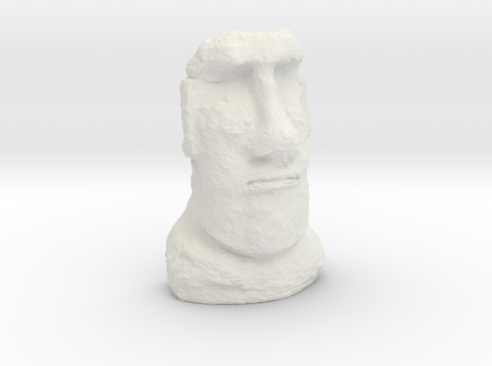 HO Gauge Moai Head (Easter Island head) 3d printed
