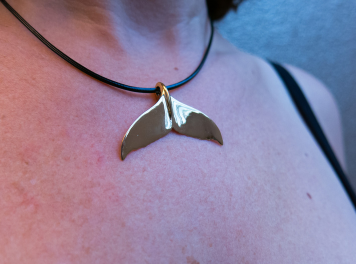 Whale Tail Pendant 3d printed Whale Tail Pendant