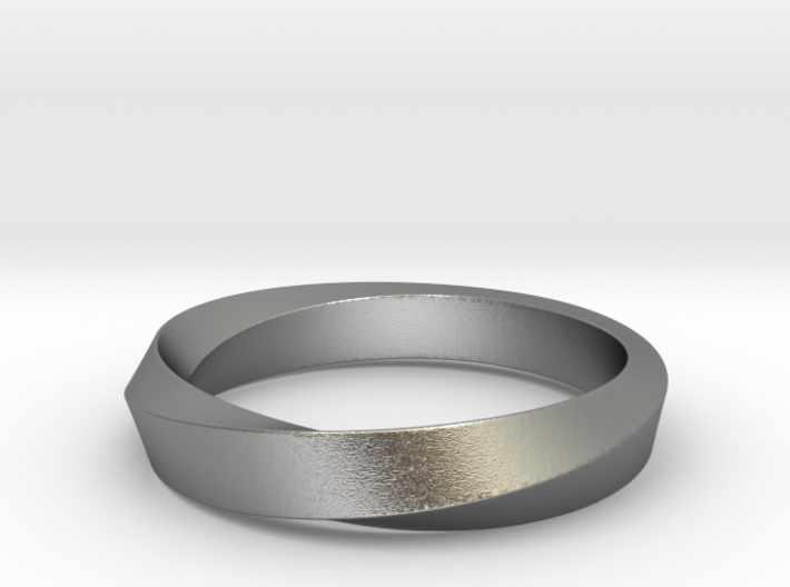 Mobius Narrow Ring I (Size 6) 3d printed