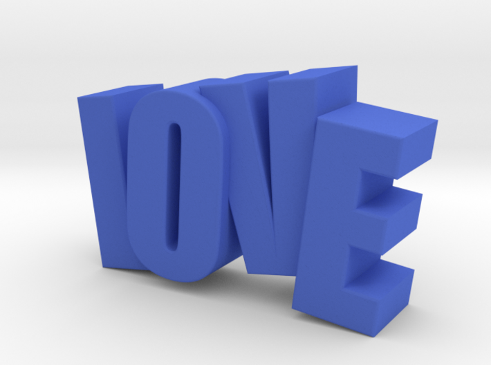 LOVE in motion 3d printed