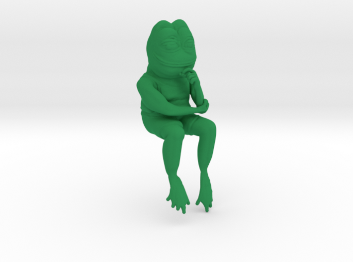 Ultra rare smug meme frog 3d printed