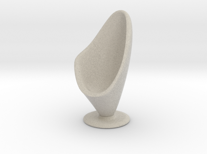 1/32 Girl sitting Chair Part of Chair 005-008 3d printed