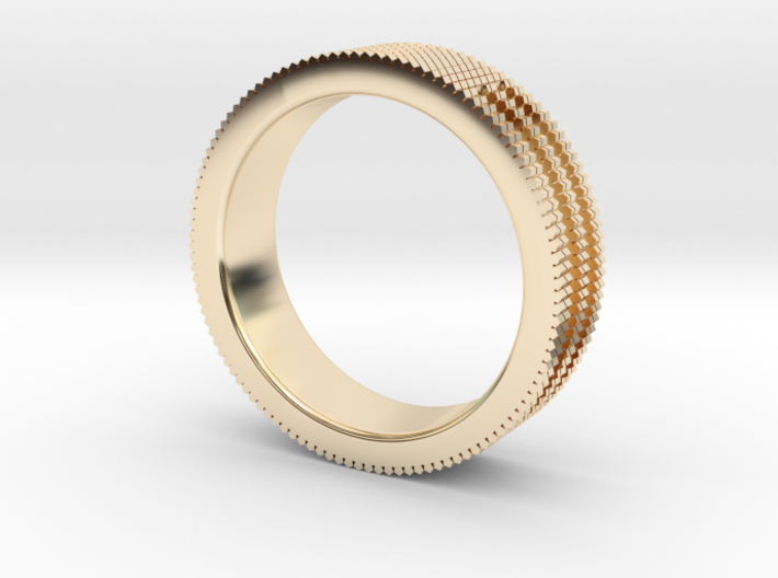 Ø0.687 inch/Ø17.45 mm Prisma Ring 3d printed