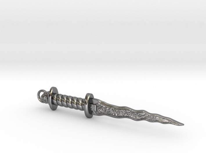 Once Upon a Time Dark One dagger pendant 3d printed