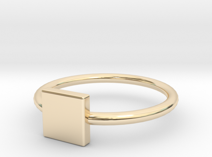 Square Ring Size 6 3d printed