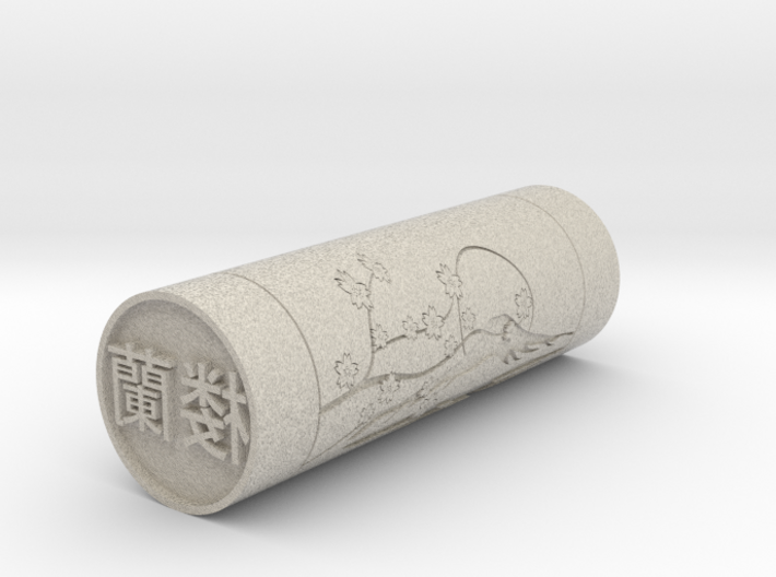 Lola Japanese stamp hanko name 20mm 3d printed