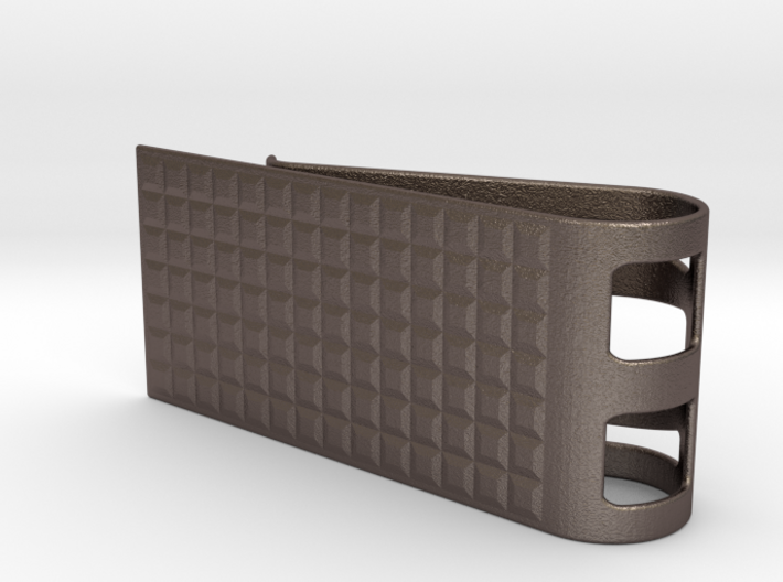 Square Pattern Money Clip 2 3d printed