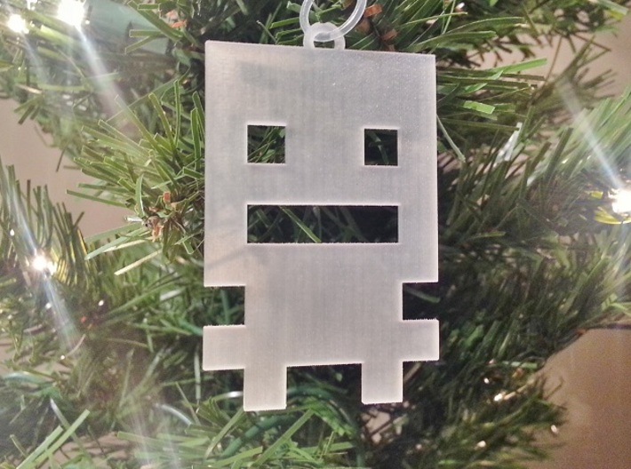 Turbo Buddy Ornament 3d printed Frosted Turbo Buddy