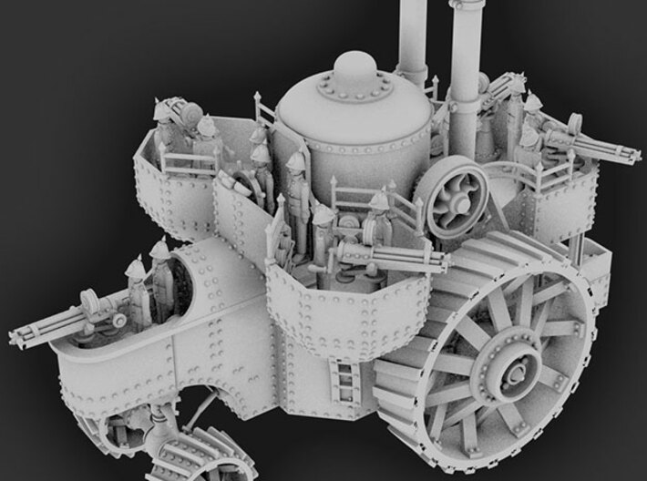 HMSLS Improbable 3d printed Blender render - note that crew figures are not included with this model.