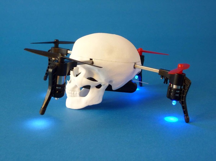 Skull case for Micro Drone 3.0 (4BLTSDSWG) by MicroDroneCases