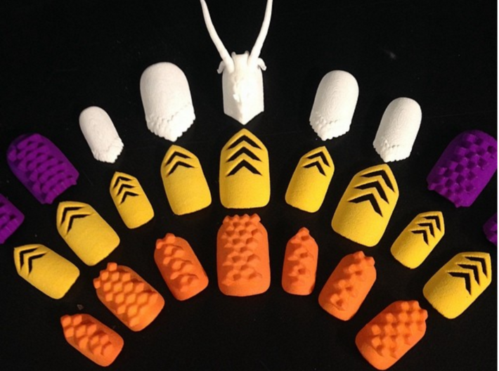 Cube Nails (Size 0)  3d printed 