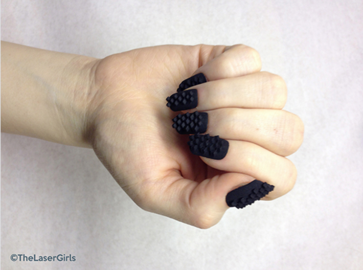 Cube Nails (Size 4) 3d printed