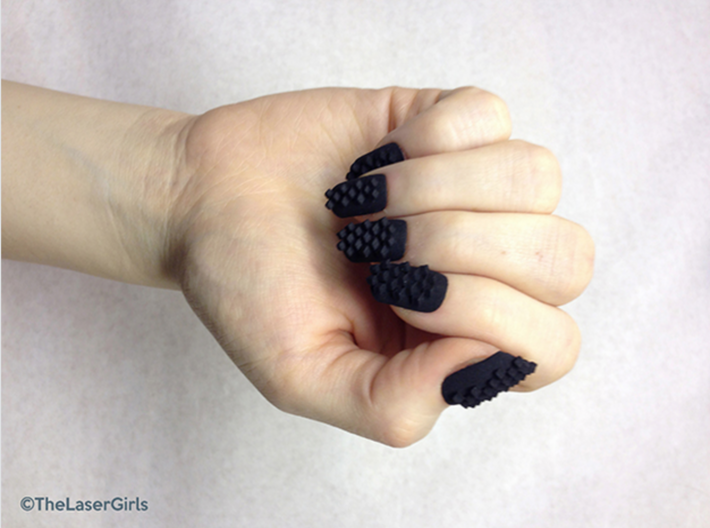 Cube Nails (Size 4) 3d printed 