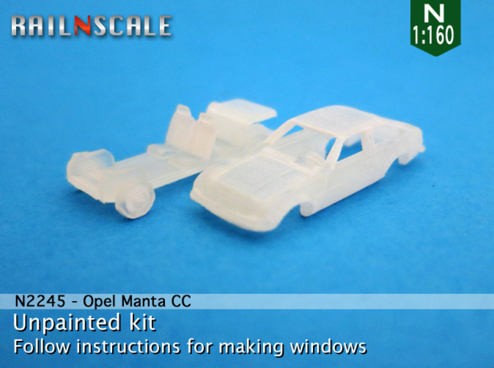 Opel Manta CC (N 1:160) 3d printed 