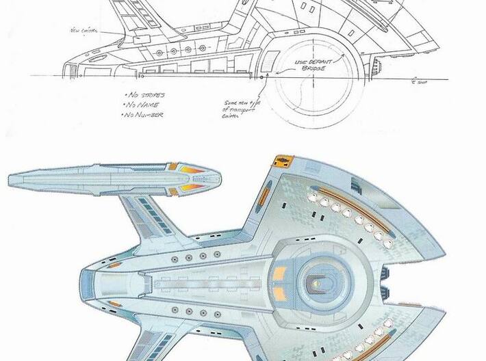 Defiant Class ScoutDestroyer   Big 3d printed 