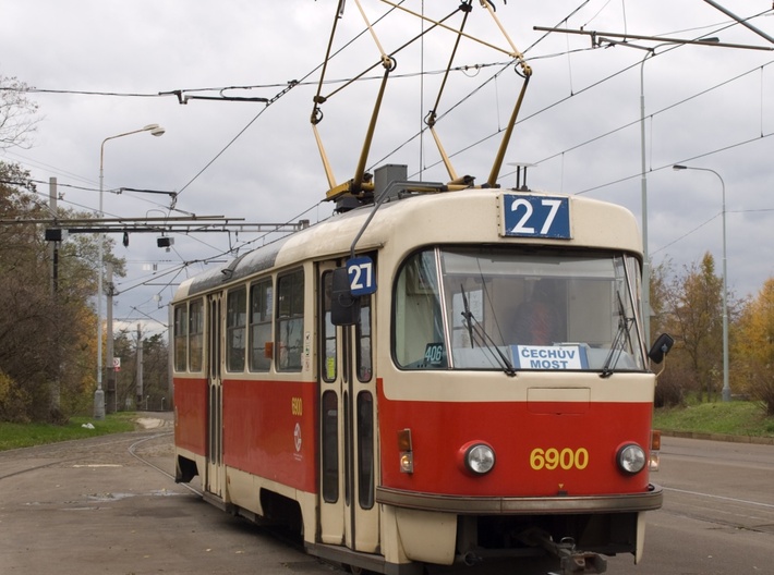 Tatra T3 0 scale [body] 3d printed Photo of real T3