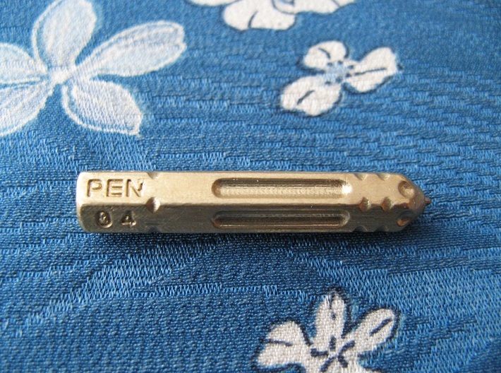 1/4" Hex Bit Pen 04 (012) 3d printed 