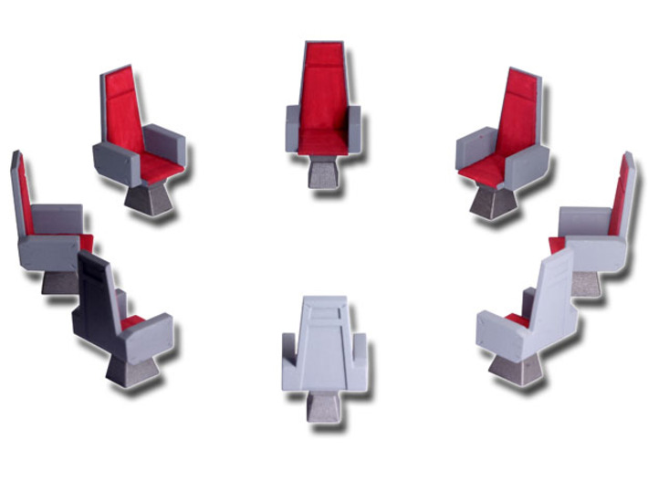 M.A.S.K. Energy Room - All 8 chairs 3d printed