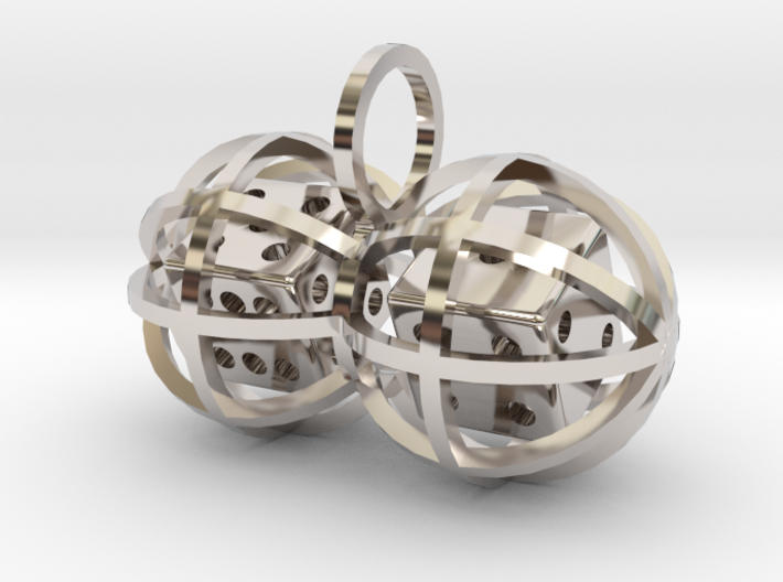 Charm: Lucky Balls (b) 3d printed