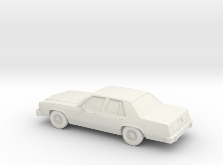 1/87 1979 Ford Crown Victoria 3d printed