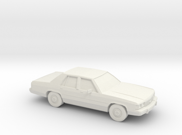 1/87 1989 Ford Crown Victoria 3d printed