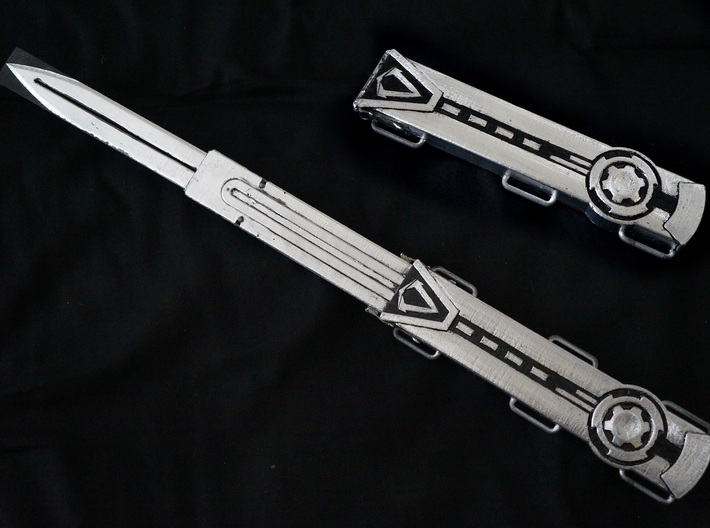 Assassin Toy Prop Kit 3d printed SEE ASSEMBLY VIDEO