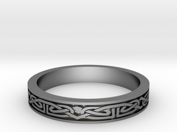 Celtic Ring 01. Size 27mm Diammeter 3d printed