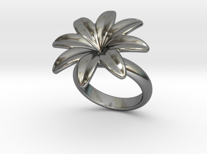 Flowerfantasy Ring 29 - Italian Size 29 3d printed