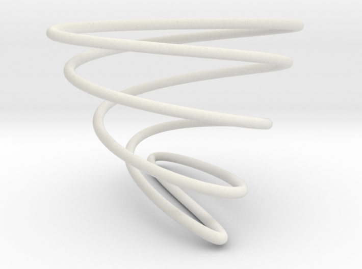 Math Spring (Lissajou Curve) 3d printed
