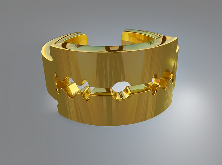 Gillette Ring 3d printed Gillette Ring (Gold)