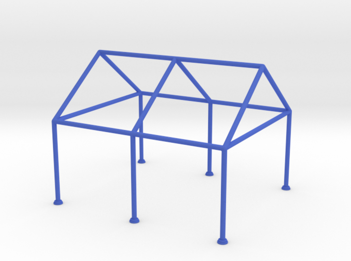 Tent Frame Scale Model reinforced 3d printed