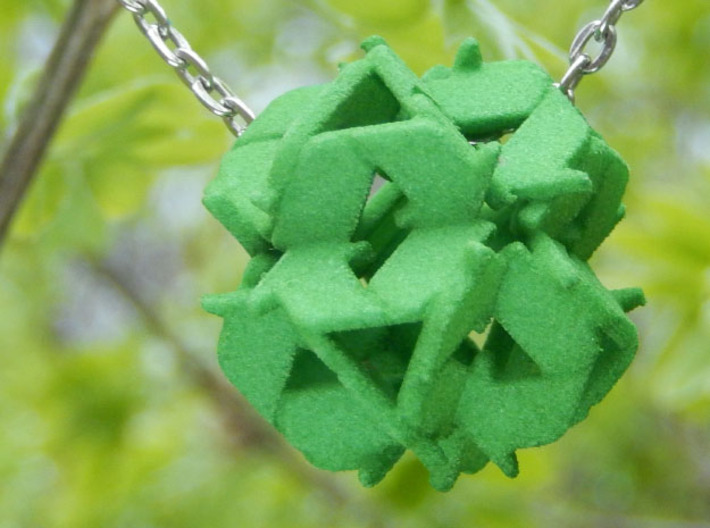 Recycling Pendant (21mm) 3d printed