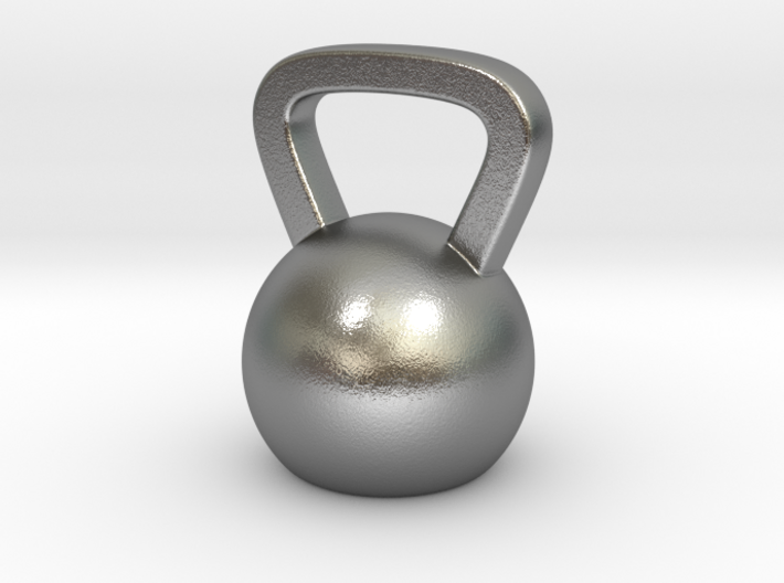 Mini Kettlebell Charm 3d printed