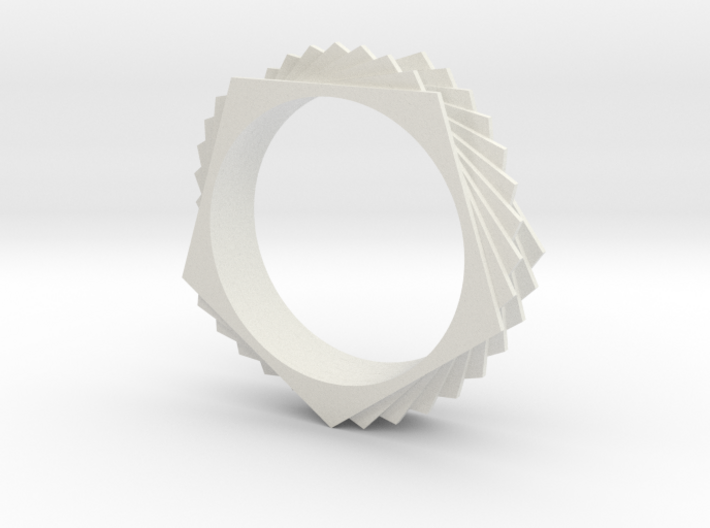 Bracelet Pentagon Twist 3d printed