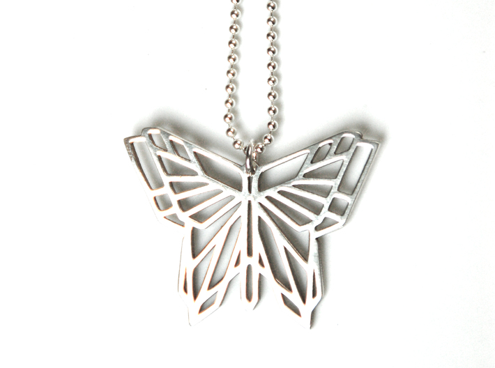 Butterfly Pendant 3d printed 