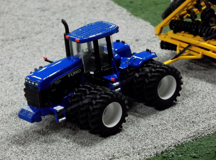 1/64 New Holland / Ford 9880 Detail Kit 3d printed A completed tractor utilizing the detail kit