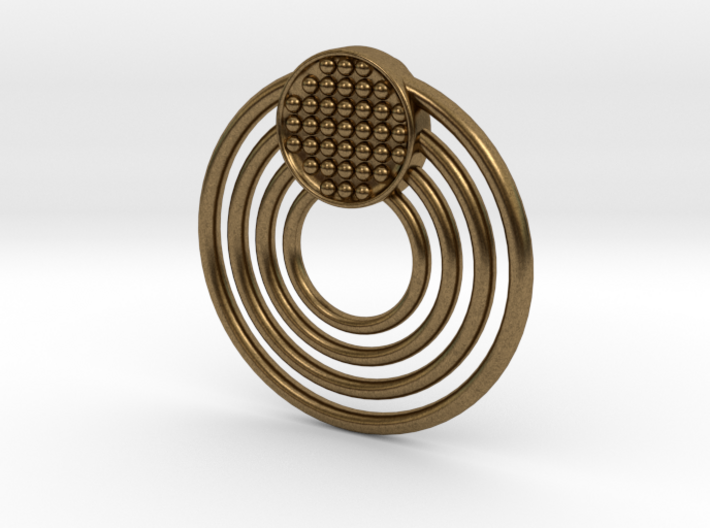 Circular Pendant 3d printed