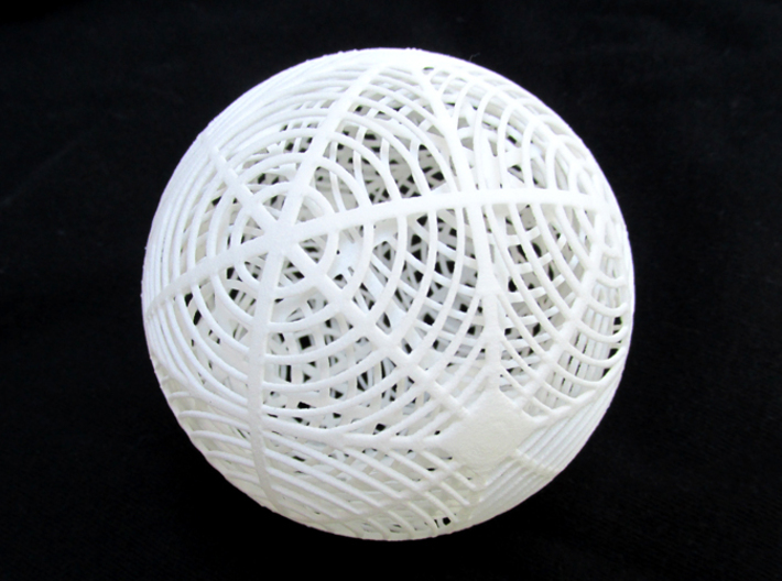 Moiré Sphere 3d printed 