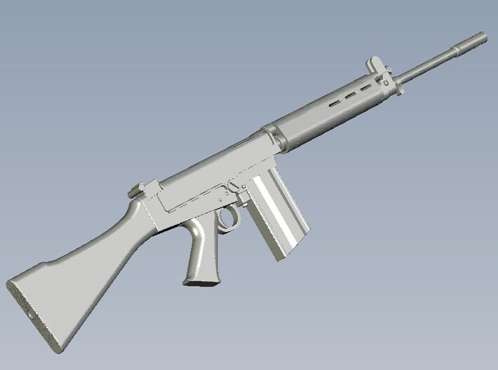 1/16 scale FN FAL Fabrique Nationale rifles x 5 3d printed 