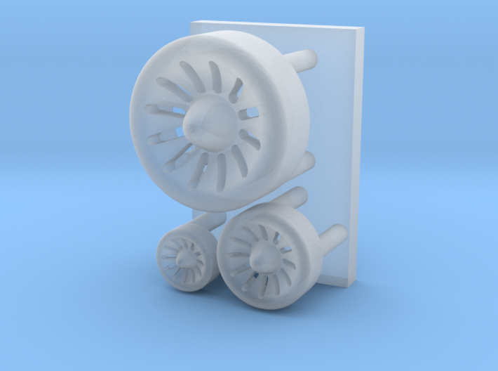 Spaceship engine parts ( enhanced version ) 3d printed